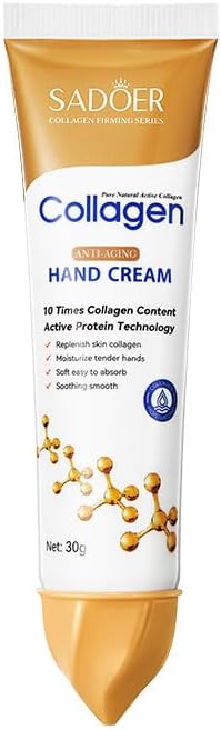 Sadoer Collagen Anti-Aging Hand Cream with 10 Times More Collagen Content Active Protein Technology