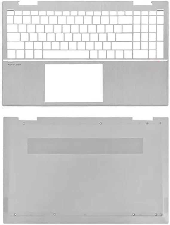 Upper Palmrest Case Bottom Housing Cover Compatible with HP Pavilion X360 15-ER 15-ER0008CA Series M45129-001 M45109-001 (C+D)