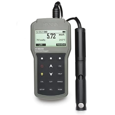 Hanna Instruments HI-98193 Professional Waterproof Dissolved Oxygen and BOD Meter