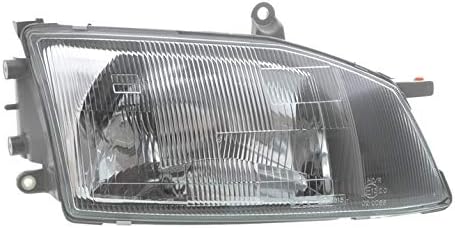 Right Headlight Compatible With Toyota Hiace IV 1995 1996 1997 1998 1999 2000 2001 2002 2003 2004 2005 2006 VP1196P Headlamp Passenger Side Headlights Assembly Projector Front Light Chrome LHD