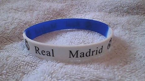 REAL MADRID blue and white silicone wrist band