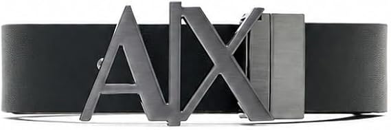 Armani Exchange Men's Skinny Leather Logo Belt