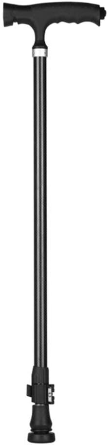 Walking Stick/Crutches Carbon Fiber Walking Canes with Adjustable LED Light Handle 10 Adjustable Height Levels for Elderly Men or Women Interesting