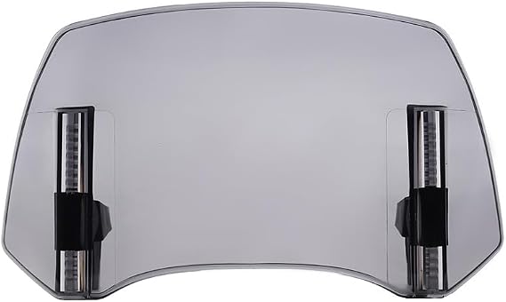 Motorcycle Windscreen for Aprilia RS 457 2024, Adjustable Windshield Extension, Universal Motorbike Wind Deflector, Windproof Noise Reduction for Riding,B-Smoke