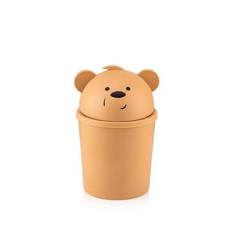 Mini Çöp Kutusu Masaüstü çöp kovası (kahverengi)