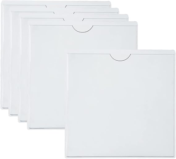 Guagua 5Pack Square Permit Holders Parking Permit Holder Pack of 5, 10.5 x 10.5cm