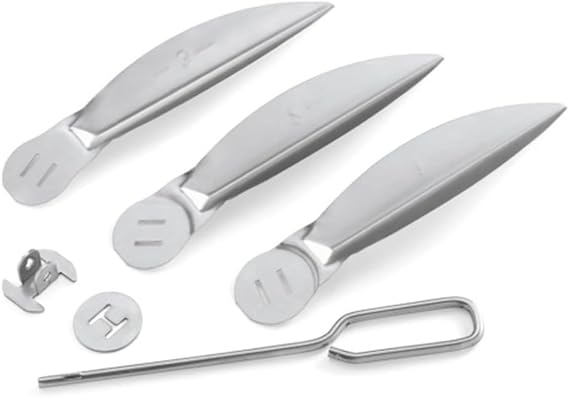 One-Touch Cleaning System Kit 22-1/2 Inch for Weber 7444 Grill Replacement Parts, Metal Ash Removal Tool Compatible with For Weber Charcoal Grills, Thickened Heat