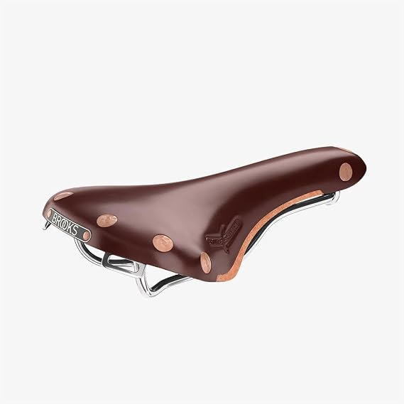 Brooks England Leather Saddle Slim and Beautiful Chrome Rail Sports Model SWIFT CHROME Official Japanese Product