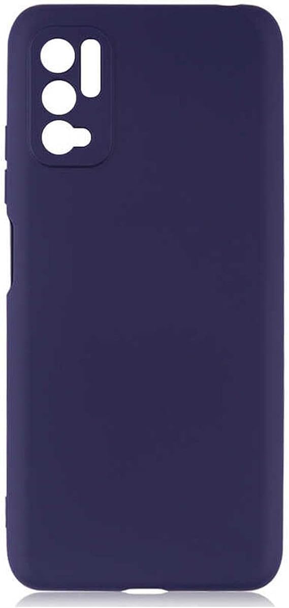 Microcase Xiaomi Redmi Note 10T 5G Premium Matte Silikon Kılıf-Lacivert