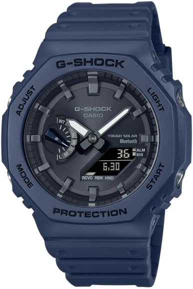 Casio G-Shock Smartphone Link Casio Limited Solar Analog Digital Wristwatch Blue Navy GA-B2100-2A Reverse Import Overseas Model Parallel Import Product