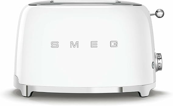 Smeg TSF01WHEU Ekmek Kızartma Makinesi, Beyaz [Enerji Sınıfı A+]