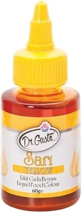 Dr.Gusto Su Bazlı Likit Gıda Boyası 60 Gr Sarı