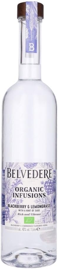Belvedere Organic Infusions Blackberry & Lemongrass - 1L
