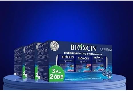 Bıoxcın Quantum Kuru & Normal Saç Şampuanı Saç Dökülmesine Etkili 300 Ml 3 Adet 3'lü Paket