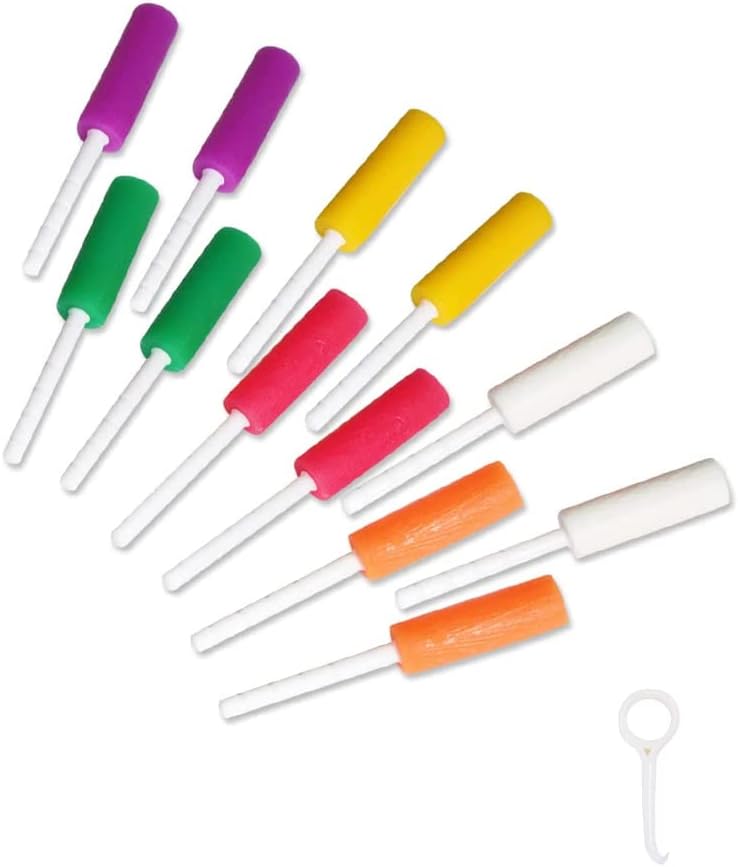 Liunz Set of 13 Chases 6 Colors 6 Flavors Invisible Tray Matching Chomper Matching Tracer Chewies 12 Alliner Remover, 1 Alliner Remover Tool Set Brace Retainer Remover Tool Set Non Slip Alliner Remover for Oral Care
