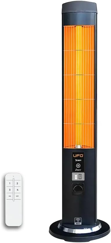 UFO Therapy Smart 2300W Mobil Uyumlu, Uzaktan Kumandalı, Tasarruf Modlu ve Programlanabilir Kule Tipi Isıtıcı