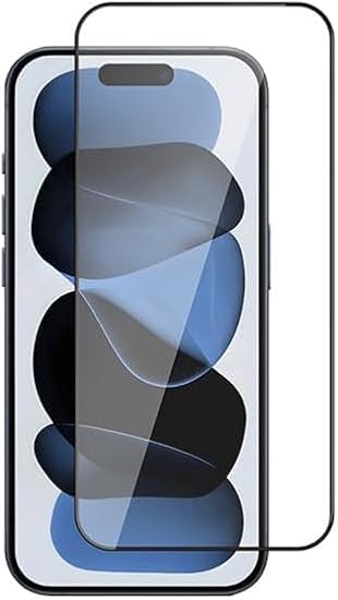 iPhone 17 Pro Max Compatible Full Screen Protector – Full Tempered Glass Fully Covering the Screen, Anti-Scratch, Shockproof, Easy Assembly