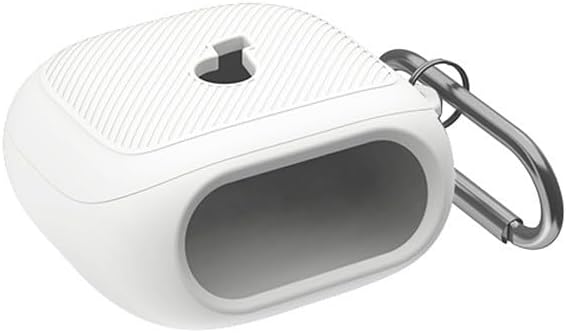 Soft Silicone Case For Soundcore For Liberty 5Pro, Protective Cover With Keychain Shockproof Earbud Shell Accessories For Travel And Sports(White)