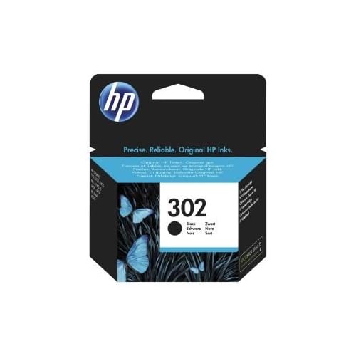 HP 302 (F6U66AE) Original Black Ink Cartridge for HP DeskJet 1110 213x 363x HP Envy 452x HP OfficeJet 383x 465x 52x Standard