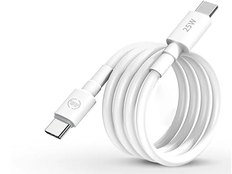 Type C to Type C Şarj Kablosu 30W 2 Metre Uzun Pd Çift Taraflı Usb C Hızlı Şarj ve Data Kablosu Beyaz