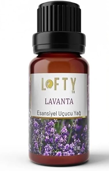 Lofty Lavanta Saf Uçucu Yağ (10ml) -%100 Doğal Esansiyel Yağ | Uyku, Rahatlama ve Aromaterapi İçin Buhurdanlık ve Difüzör Yağı