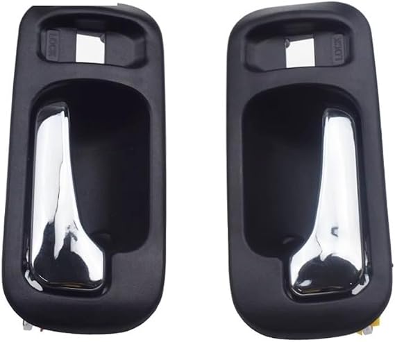 Door Handles Interior Inside Door Handles Set of 4 Chrome 72124S10A11ZA.72164S10A11ZA for CRV 1997 1998 1999 2000 2001