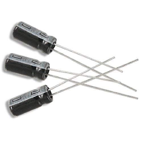 E-Projects B-0001-K10 Radial Electrolytic Capacitor, 10uF, 25V, 105 C (Pack of 5)