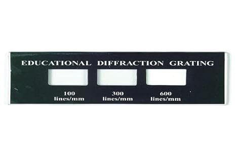 3B Scientific U19520 Educational Demonstration Gratings - for investigation of optical diffraction