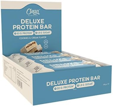 Clean Powders Deluxe Protein Bar 55 Gr 12 Adet - BEYAZ ÇİKOLATA KURABİYE