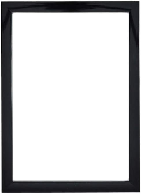 Rainbow Colour Range PicturePhotoPoster frame- With an MDF backing board- Ready to hang - With a High Clarity Styrene Shatterproof Perspex Sheet - Black Gloss A3