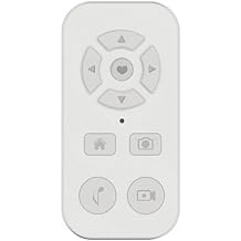 Bluetooth Smart Remote for Mobile Phone Universal Remote Control Selfie Stick Bluetooth Camera Controller White
