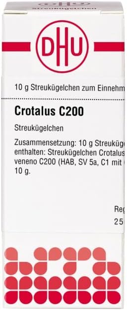 Crotalus C200 DHU Globules 10 g Globules