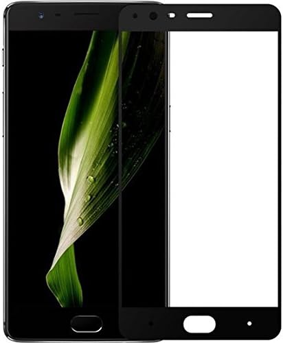 Microcase Oneplus 3 Tam Kaplayan Tempered Glass Ekran Koruyucu Cam Filmi SİYAH