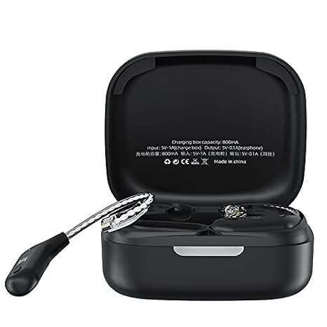 CCA KZ AZ09 Bluetooth Module,IEM Headphone Cable,5.4 Wireless Ear Hooks Headphones Waterproof Bluetooth Cable with Microphone,Earphone Cable for ​KZ ZST/ZSTX/ZS10/AS06/AS10/BA10/ZSR/ES4-B pin