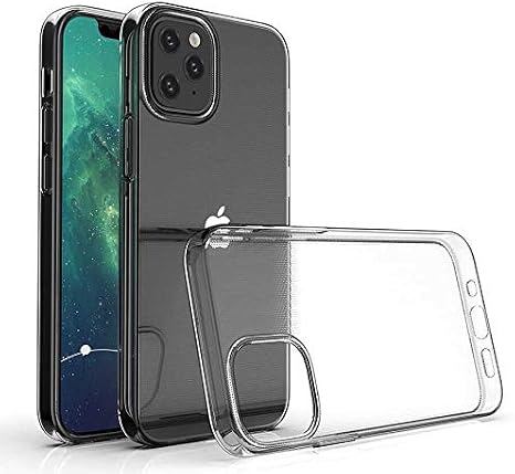 Spia Apple iPhone 12 Mini ile uyumlu Kılıf Şeffaf Premier Silikon Orijinal Esnek İnce Geliştirilmiş Dayanıklı Darbe Karşıtı Koruyucu Yeni Nesil Tasarım (Apple iPhone 12 Mini, Şeffaf)