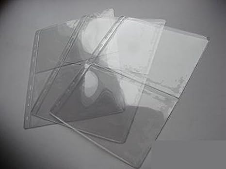 COLLECTOR A4 Pages for banknote album - Type 2 - for two notes x 10 sleeves