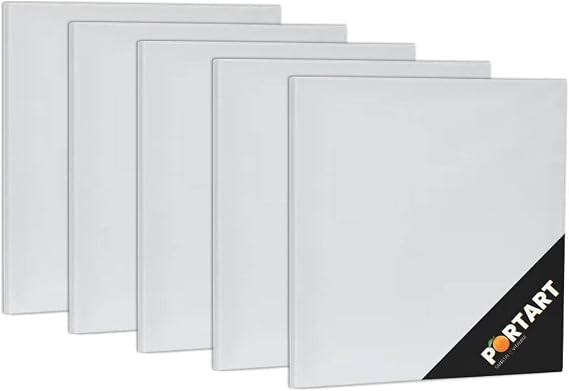 PORTART Tuval 15x15 cm 5'li Paket