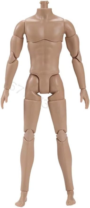 1/6 Scale Action Figures Body Strong Muscle Male Model, Movable Multi-Joints Action Figure(Normal Skin)