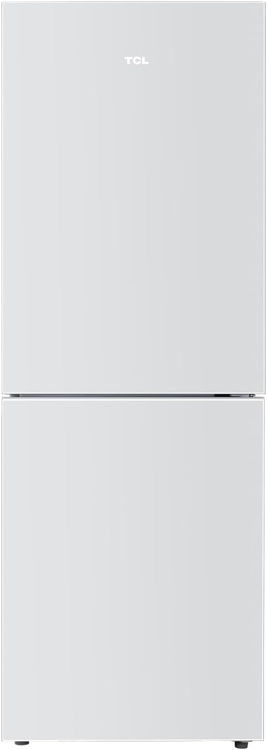 TCL CRB186AW Refrigerator, Width: 21.7 inches 55 cm, 6.9 gal 186 L, 2 Doors, Fan Type, Automatic Defrost, Right Opening Type, Vegetable Case, Large Capacity Freezer Room, Quiet, Space Saving