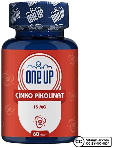 One Up Zinc Picolinate 15 Mg 60 Tablets