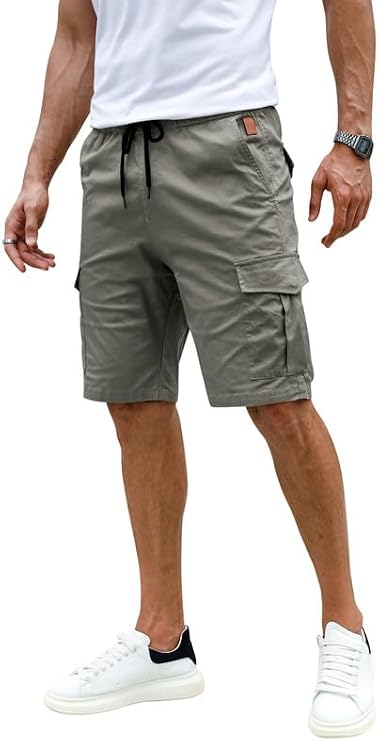 Elegancity Mens Combat Cargo Work Shorts Casual Summer Cotton Jogging Short Regular Fit with Pockets S-XXL