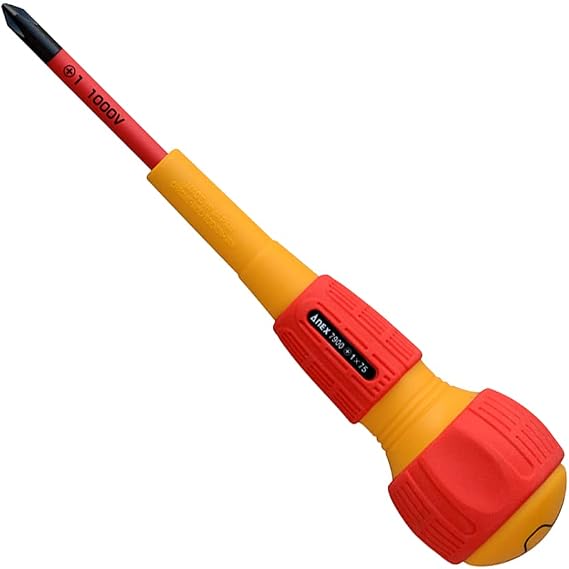 ANEX No. 7900 Screwdriver, Insulated, 1000 V, Slim Tip, Electrical Work, +1 x 75