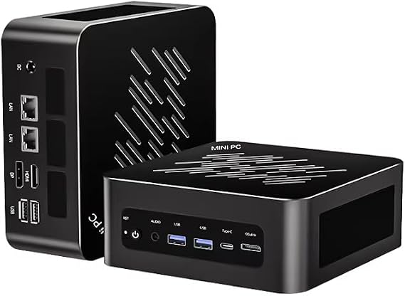 Ryzen 7 7840HS Gaming Mini PC, USB4, 2x2.5G LAN, 2xNVMe, Win11, Metal Body