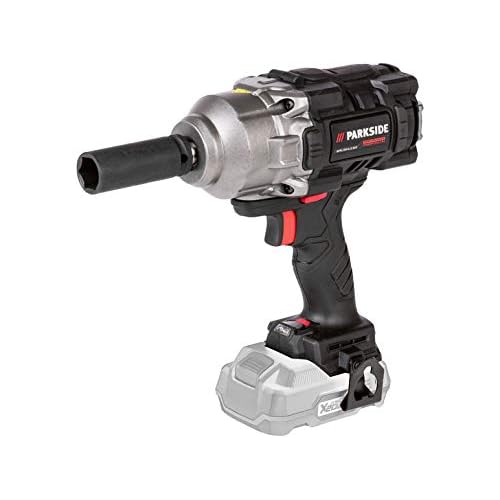 parkside performance passp 20- li x20v cordless impact wrench max. 1898 nm up to m33 12 in transport case without battery and charger