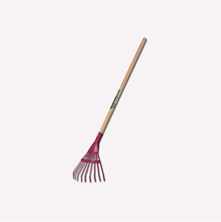 Freund Ahşap Saplı Çocuk Tırmığı, 105 cm, Bordo