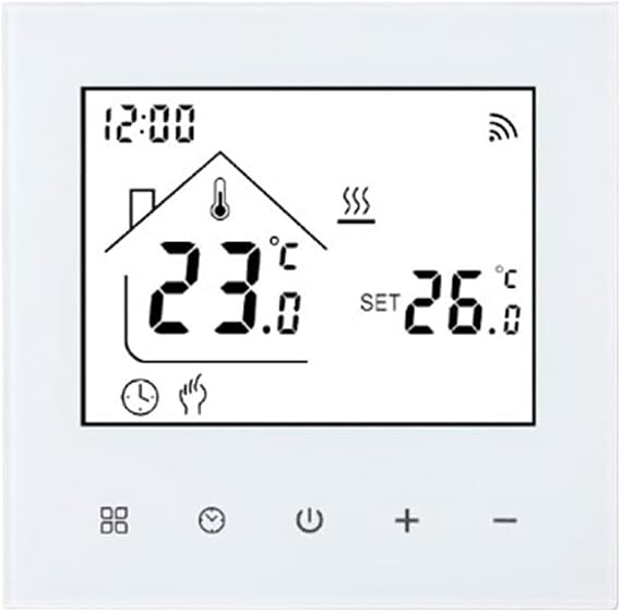 Programmable Smart Thermostat, WiFi Wall Mounted Thermostat For Tuya For ALEXA For Water Gas Boiler Heating(Gas boiler heating)