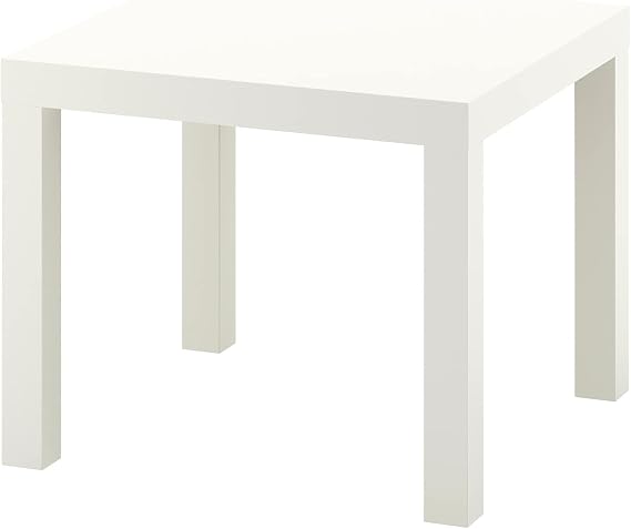 IKEA LACK side table, white, 55x55 cm
