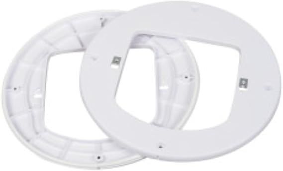 PetSafe Installation Adaptor for Microchip & Manual-Locking Cat Flap, White