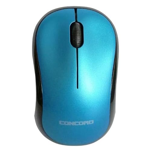CONCORD Wireless Wireless 3D Mouse 3 Different Colors Blue