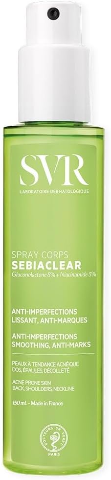 SVR Sebiaclear Spray Corps Spray Helping Reduce Body Acne 150 ml